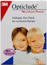 Opticlude Jr. Eye dr 5x6cm 1537 20pcs